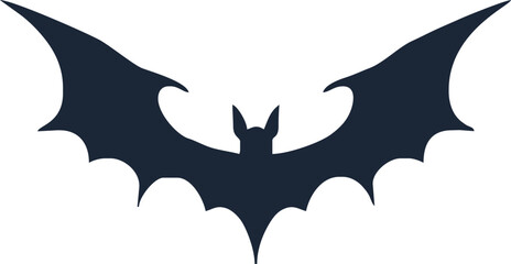 Bat icon. Bat animal simple icon. Halloween bat icon.