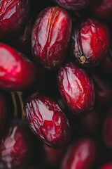 close up of dates fruit, full frame, food advertising