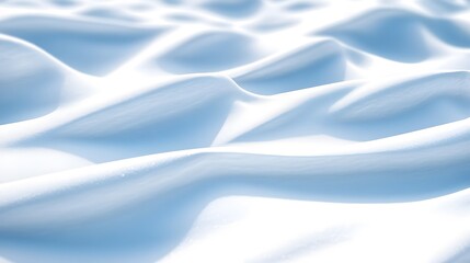 Obraz premium Clean white snowdrift texture pattern. subtle abstract winter background