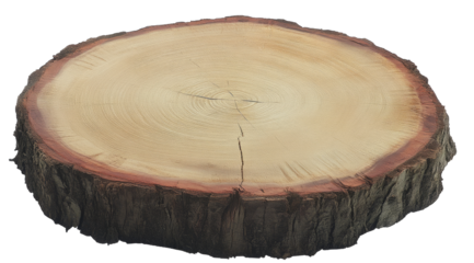 High-Quality PNG of tronco cortado Isolated on White Background – High Resolution