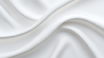 Obraz premium A white fabric with a pattern that is folded in half
