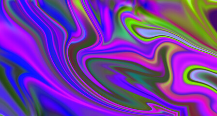 Iridescent abstract holographic background modern style. Background pattern colorful psychedelic style