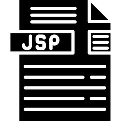 Fototapeta premium JSP File Format Icon