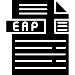 Fototapeta premium EAP File Format Icon
