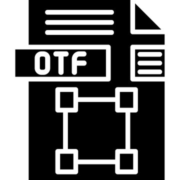 OTF File Format Icon