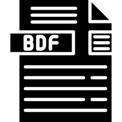 BDF File Format Icon