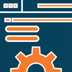 Web Hosting Icon Element