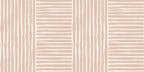 Trendy aesthetic abstract seamless pattern with geometric print. Minimalistic Organic brush stroke, ink texture. Simple design for wallpaper, textile, wrapping, packing, fabric, branding, decoration