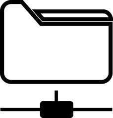 Web Hosting Icon Outline