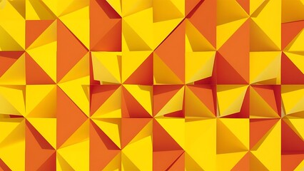 Obraz premium Triangle and Square pattern in yellow and orange colors