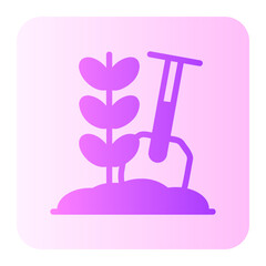 gardening gradient icon
