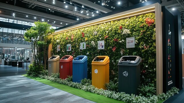 Innovative smart waste management system display