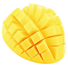 Mango isolated on white background, full depth of field