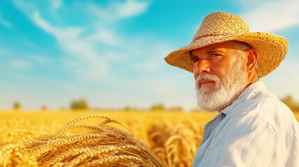 Fototapeta premium Farmers Celebrating Makar Sankranti in Sugarcane Field