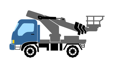 Fototapeta premium Helper truck illustration design vector