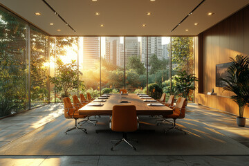 Images of hybrid meetings, with some team members in-office and others remote, reflect the evolving work culture. Concept of hybrid meetings.