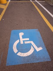 Disable parking sign 