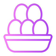 egg gradient icon