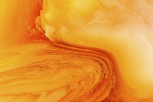 Vibrant orange and yellow color burst abstract illustration