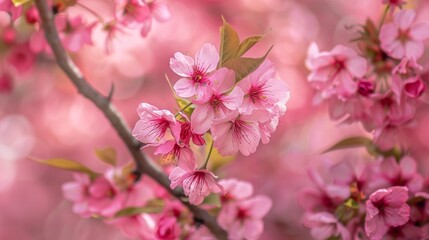 Obraz premium Cherry Blossom Beauty at Washington Festival