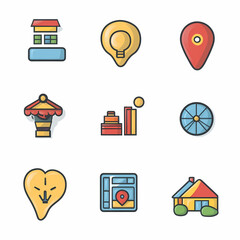 location time and date icon