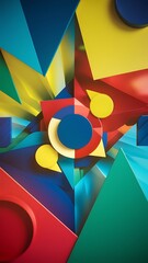 Abstract geometrical background