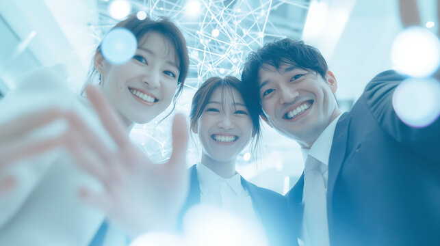 笑顔で繋がるデジタル時代のチームワーク