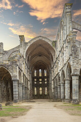 Ruin of Villers Abbey former Cistercian abbey located in Belgium