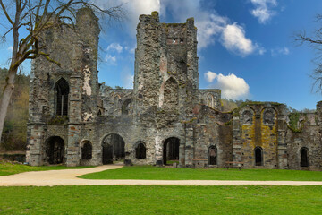 Ruin of Villers Abbey former Cistercian abbey located in Belgium