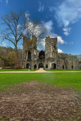 Ruin of Villers Abbey former Cistercian abbey located in Belgium
