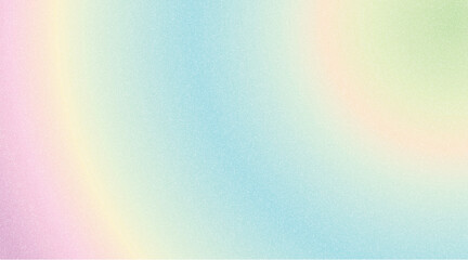 Abstract radial colorful pastel background with noise grain texture for wallpaper, cover and backdrop design