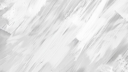 Subtle Texture of White Brush Strokes on Canvas