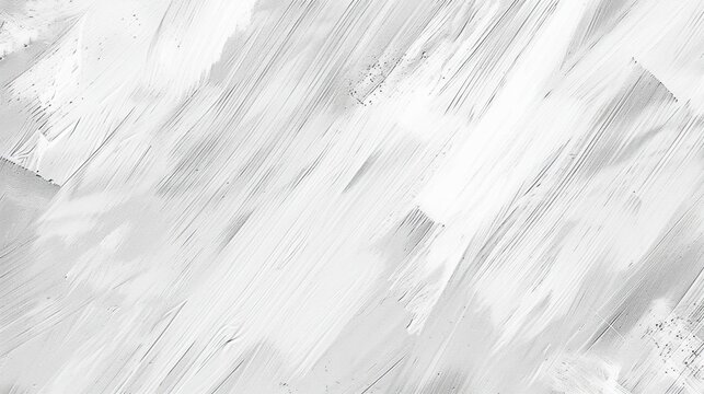 Subtle Texture of White Brush Strokes on Canvas