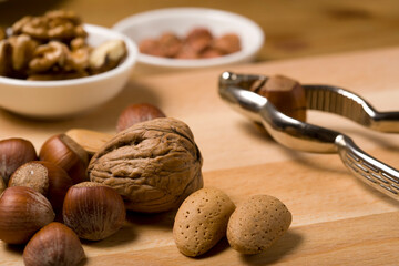 cracking a variety of nuts