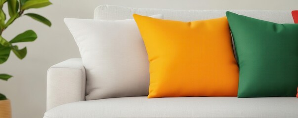 Modern living room furniture on display, with Black Friday sale banners highlighting major discounts on home furnishings, 3D illustration