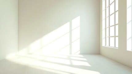 Obraz premium Lightly shaded white area with clear space for stock image