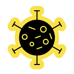 Bactery Icon, Unicelluler, microbactery, microbe