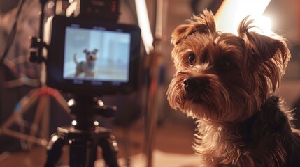 Behind the Scenes of a Pet Video Shoot