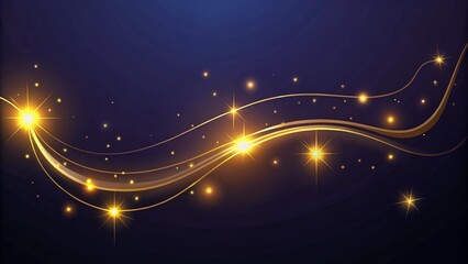 Obraz premium celebration background with night sky and stars