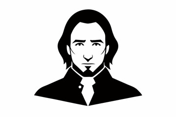 Stylish Creative Christmas silhouette vector style with a white background