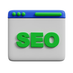 3d rendered SEO Illustration