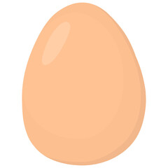 Cartoon illustration of an egg