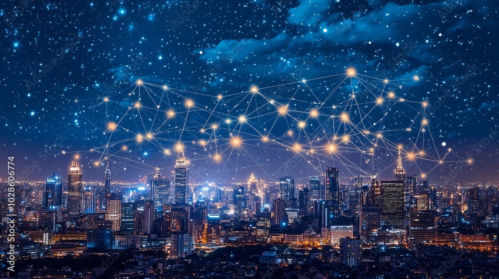 Aufkleber smart city sensors and iot systems controlling urban utilities and infrastructure for efficient mana