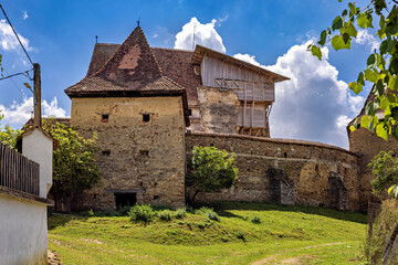 The Village of Roades with the fortified Church