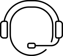 Support line icons. Support service icon, hotline customer advice, call help center. Trendy stroke signs for website, apps and UI. Vector set of support thin line icons isolated on white background.