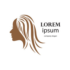 women's beauty and hair care logo design