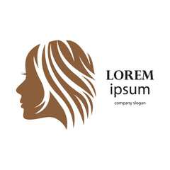women's beauty and hair care logo design