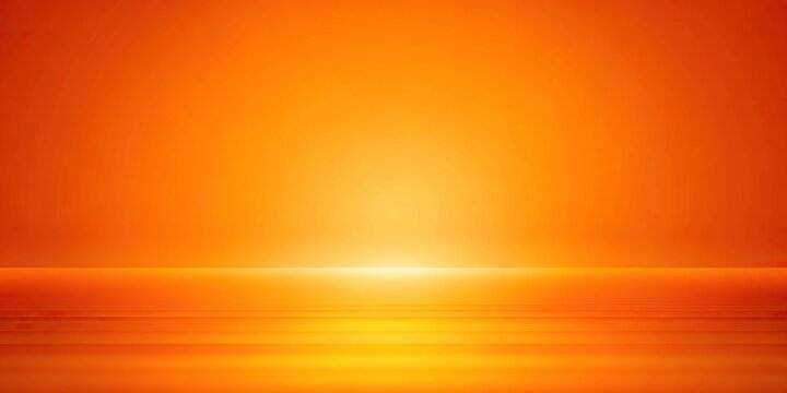 Orange abstract background with gradient reflection