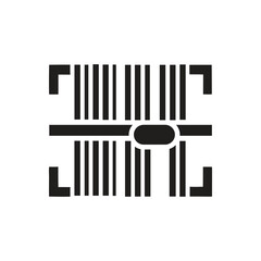 Barcode vector Icon on white background