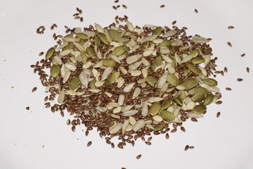 Roasted Seeds , Food Background